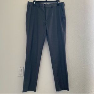 TOPMAN GREY DRESS PANTS.